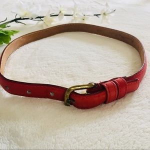 $4 W/ BUNDLE Coral Small Gold Toned Belt